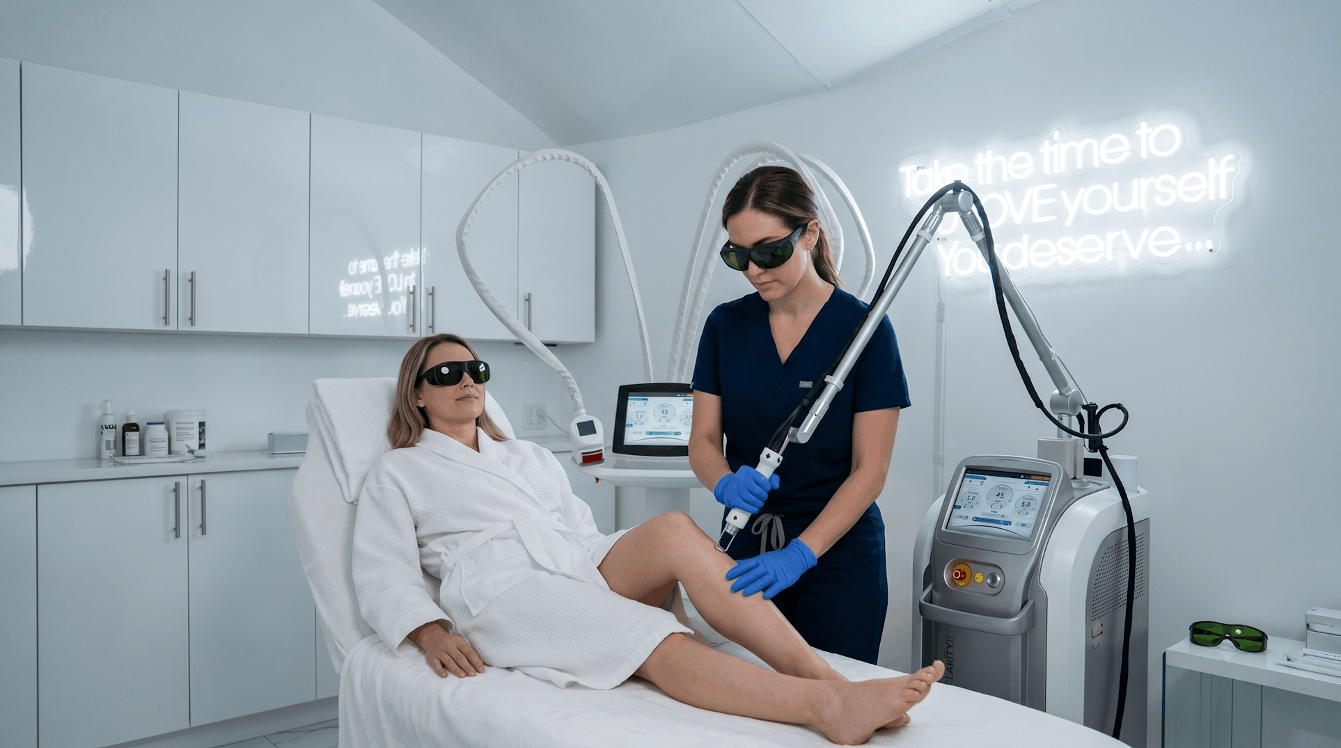 Comfort-focused Clarity II laser hair removal session in Manhattan