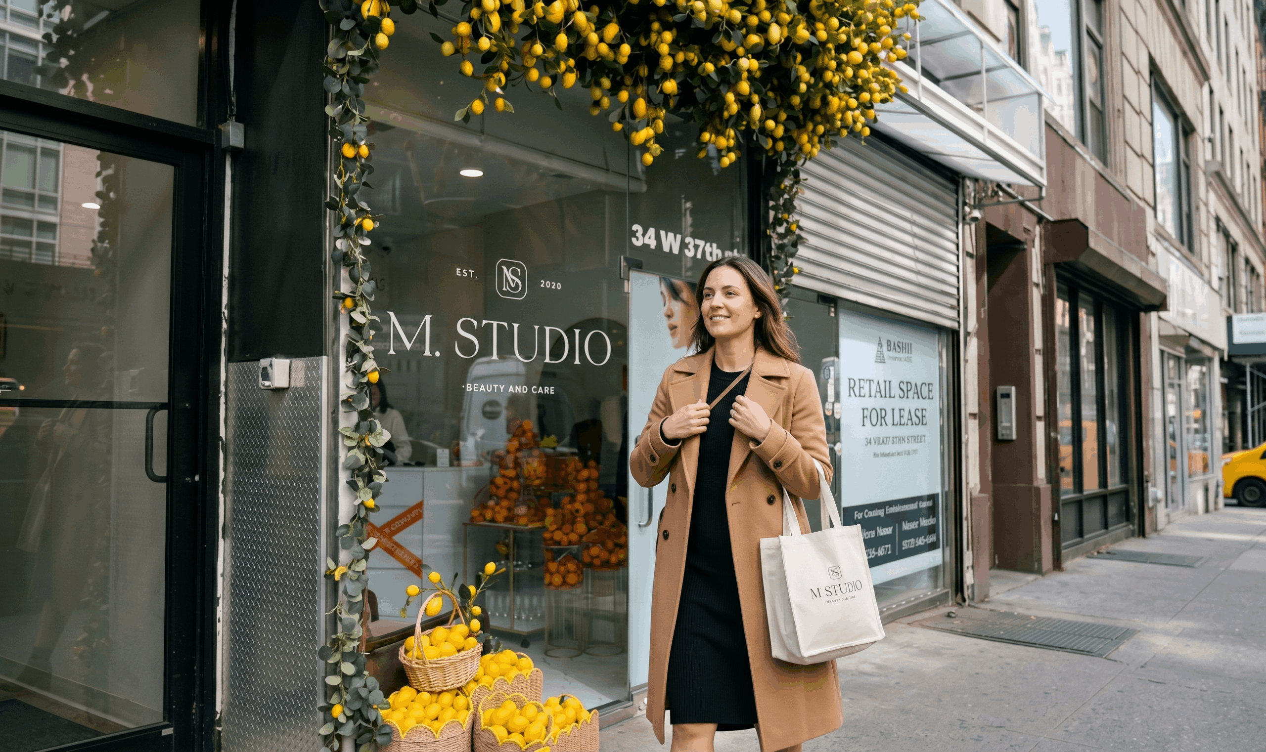 Client after laser hair care in New York City