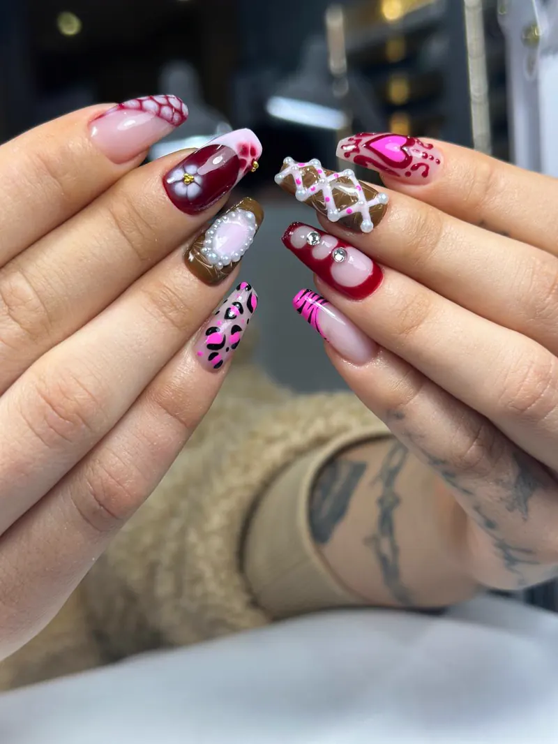 Russian manicure result in NYC by Deyla at M.STUDIO