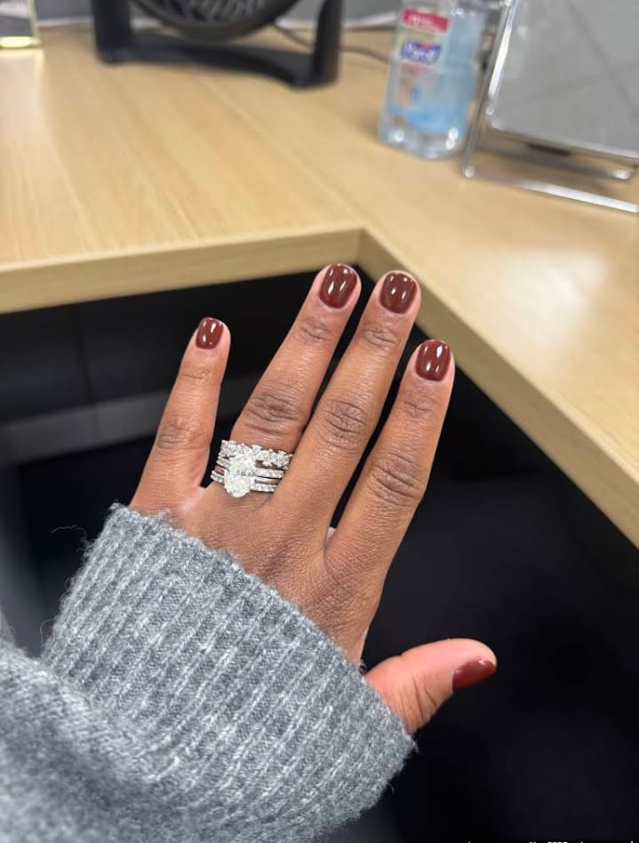 Fall color gel manicure by Deyla NYC