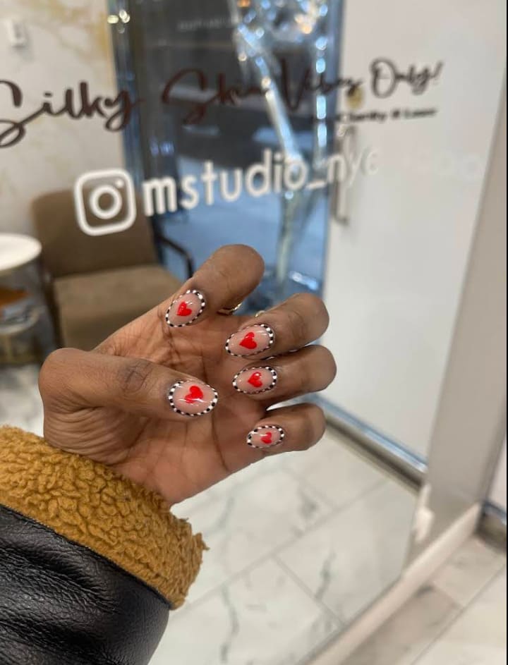 Nail design art by Iva at M. STUDIO Manhattan