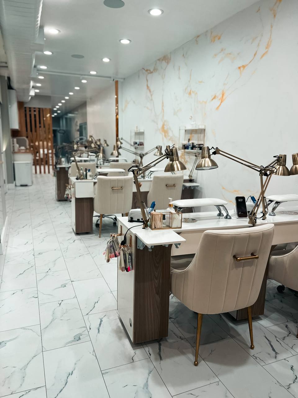 Nail care studio environment M. STUDIO NYC